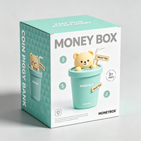 Boîte à monnaie en carton blanc standard imprimée sur mesure en usine, expédition rapide en 72h, boîte en carton recyclable en gros