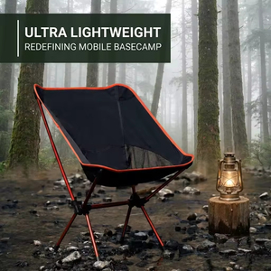 Chaise lune portable pliable en alliage d'aluminium ultra-léger de style B pour l'extérieur, le camping et les loisirs, mobilier d'extérieur pour le voyage en voiture - Product Image 6