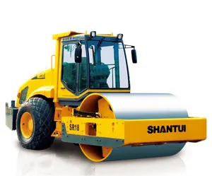 Iyi fiyat Shantui SR18 18 ton tam hidrolik tek tamburlu yol silindirleri satışı