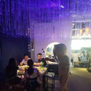 China, el más nuevo de la venta caliente de la lámpara de color mezclado estrellado <span class=keywords><strong>invisible</strong></span> diy de fibra óptica lámpara de araña - Product Image 1