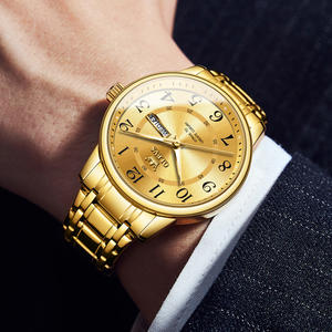 Reloj con Logotipo OEM, Reloj de Lujo ODM de Acero Inoxidable, Reloj de Cuarzo Clásico de Negocios con Calendario, Resistente al Agua para Hombre - Product Image 6