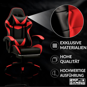 Chaise de jeu PC inclinable professionnelle, confortable et relaxante, avec repose-pieds, pivotante, Silla <span class=keywords><strong>Gamer</strong></span> avec roulettes pivotantes - Product Image 3
