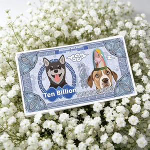 Denaro dell'Inferno Colorato per Commemorazione Animali Domestici, Carta Sacra per il Cielo e la Terra, Banca degli Animali Domestici, Offerta Funeraria da Bruciare, Dieci Miliardi, Facile da Accendere, Basso Fumo - Product Image 1