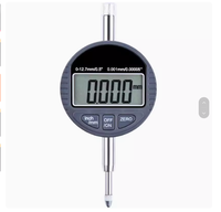 Indicador de Dial digital electrónico de alta precisión Indicador de 0.001mm Tabla 0-12,7/25,4 Indicador de Dial digital