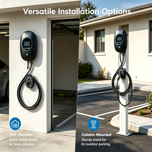 สถานีชาร์จรถยนต์ไฟฟ้าแบบติดผนัง 7kW AC Smart EV Wallbox Type 2 สำหรับใช้ในบ้าน พร้อมระบบควบคุมผ่านแอพ WiFi, RFID และ OCPP มาตรฐาน IP65 ได้รับการรับรอง CE และ FCC รองรับ OEM รับประกันโดยตรง 18 เดือน - Product Image 5
