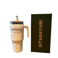 Sitarayuri grande capacité poignée Portable Double-boisson tasse isolée Design moderne tasse à café sous vide pour voiture de bureau pour les femmes
