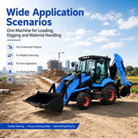 Dukungan Kustomisasi Warna Backhoe Loader NIMBUS dengan Ban Industri Efisiensi Kerja Tinggi untuk Backhoe Loader Pekerjaan Lanskap