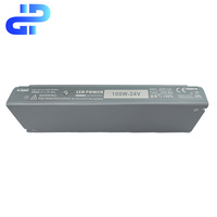 Alimentation à découpage pour LED 100W 24V à tension et courant constants, entrée 110-260V, efficacité 90%, haute puissance, garantie 5 ans