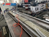 Innendekoration PVC WPC dekorative Verkleidung Geriffelte Wand paneel herstellungs maschine Holzwand paneel extruder maschine