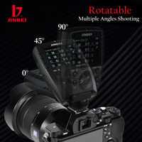JINBEI-TR-Q7IIS TTL HSS, transmisor de disparador de Flash inalámbrico para luces de Flash de cámara