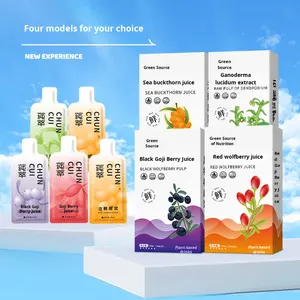 Konsantre Deniz Çayırı Ağacı ve Kırmızı/Siyah Goji Berry ve Dendrobium Püresi Bitki İçecekleri - Product Image 1