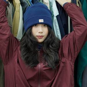 Bonnet en tricot d'hiver avec petite étiquette, unisexe, chaud, décontracté, à revers, 100 % coton, avec nœud, pour les activités de plein air en automne et en hiver - Product Image 3
