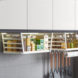 Organisateur de rangement mural en acier pour cuisine, panier de rangement mural moderne avec design écologique - Product Image 2