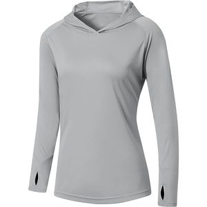 Long Sleeve <b>Spf</b> Shirt Quick Dry Women Fishing Shirt With Hoodies - Product Image 6