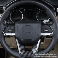 Pour Toyota Land Cruiser 300 LC300 Accessoires Intérieur Kit de garnitures entièrement en fibre de carbone Kit de garnitures en fibre de carbone Console Tableau de bord