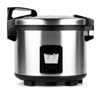 Cuiseur à riz commercial en acier inoxydable de 20 tasses pour riz cru, cuiseur électrique avec certifications ETL CE CB CCC pour restaurant