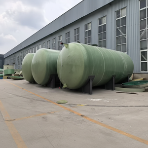 خزانات تخزين أفقية من البلاستيك المقوى بالألياف الزجاجية للمواد الكيميائية من شركة هيبي تينغدري - Product Image 3