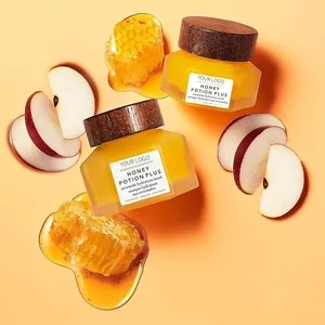 Masque au miel aux céramides pour le visage ultra-hydratant et apaisant de marque privée pour peaux sèches