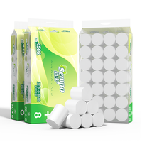 Rouleau de Papier Toilette en Pâte de Bois Vierge 100% Doux et Lisse, 5 Plis, Importation en Gros à Bas Prix, 84 Rouleaux, Serviettes en Papier Personnalisées de Haute Qualité
