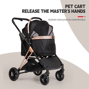 Carrello portatile per cani e animali da compagnia scatola per cuccioli da viaggio Jumeau Poussette Jouet <span class=keywords><strong>Bebe</strong></span> <span class=keywords><strong>Confort</strong></span> El Mejor Cochecito 3 en 1 - Product Image 2