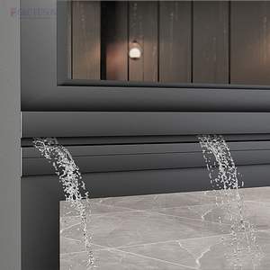 Fuson Large Safety Einweg gehärtete Doppels chicht glasierte isolierte Solarstrom Energie Glas Aluminium Schiebe wind dicht - Product Image 6