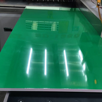 Plaques en plastique ABS bicolores 1,5 mm 1,3 mm 0,8 mm 3 mm vert mat/noir pour gravure laser, feuilles laminées double couche 600x1200 mm (2' x 4')