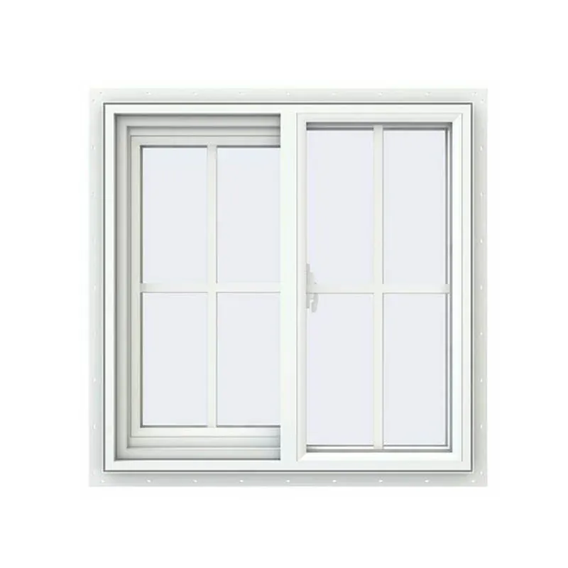 High quality bathroom pvc sliding windows custom color design glass pvc sliding window