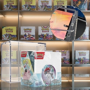 Caja Acrílica Moderna Extraíble con 3 Imanes en Cada Lado, Caja de Exhibición Acrílica Compatible con Etb Booster Box <span class=keywords><strong>R</strong></span> Beam - Product Image 3