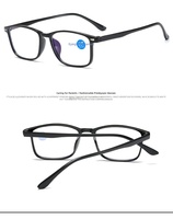 Lunettes de lecture progressives anti-lumière bleue tendance pour hommes et femmes, légères en TR90, pour presbytie, vente en gros