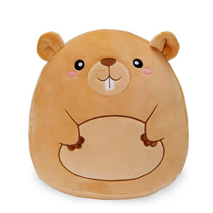 8049 Adorabile Peluche di Marmotte Paffute, Cuscino Giocattolo con Guance Rosate, Compagno di Abbraccio per Bambini - Product Image 1