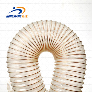 <span class=keywords><strong>Tuyau</strong></span> de ventilation <span class=keywords><strong>souple</strong></span> en PU renforcé de fil d'acier de haute qualité, de qualité <span class=keywords><strong>alimentaire</strong></span>, pour sécheuse, plage de température de -40 à +90°C, résistant aux produits chimiques - Product Image 5