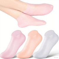Ensemble de gants et couvre-pieds hydratants en silicone faits à la main, couvre-mains et pieds nourrissants et protecteurs, soins quotidiens, soins post-manucure
