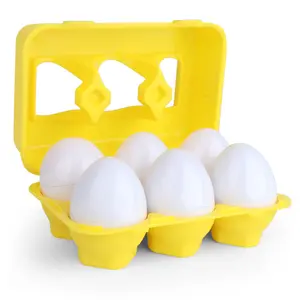 XR البلاستيك الملونة عيد الفصح مطابقة البيض لعبة تعليمية شكل مضحك البيض الذكية في وقت مبكر مونتيسوري التعلم ألعاب تعليمية هدية