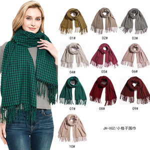 Bufanda de diseño de tantán acrílico tejido unisex para mujer chal y bufanda tradicional - Product Image 6