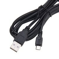 Câble d'alimentation de charge Micro USB 1.8m pour Sony PlayStation PS4 Xbox One Controller Gamepad Charger Cord Line