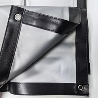 Écran de projection frontal HEYU 60-300 pouces en tissu argenté sans cadre 16:9/4:3 en option pour home cinéma extérieur 3D 4K