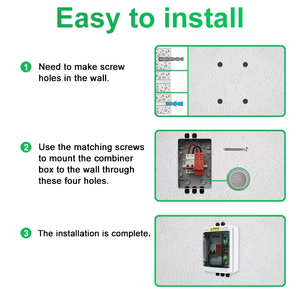 Epepro Ip65 Bescherming Fotovoltaïsche Pv <span class=keywords><strong>Array</strong></span> <span class=keywords><strong>Solar</strong></span> Dc <span class=keywords><strong>Combiner</strong></span> Box Ip65 Waterdicht 1 Strings Dc <span class=keywords><strong>Solar</strong></span> Pv <span class=keywords><strong>Combiner</strong></span> Box - Product Image 5