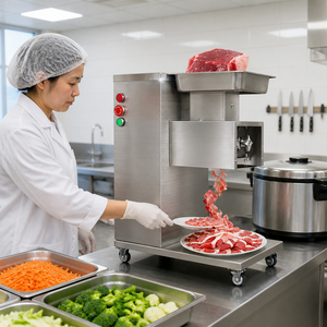 Machine à découper la viande pour usine d'aliments pour animaux, machine à couper la viande en cubes en acier inoxydable pour viande séchée et friandises pour animaux - Product Image 1