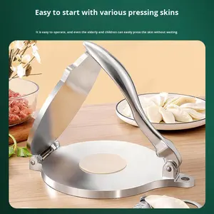 Prensa para pasteles mexicana de aleación de aluminio, herramienta divina para personas que buscan comodidad, molde circular artesanal para masa de dumplings y fideos - Product Image 4