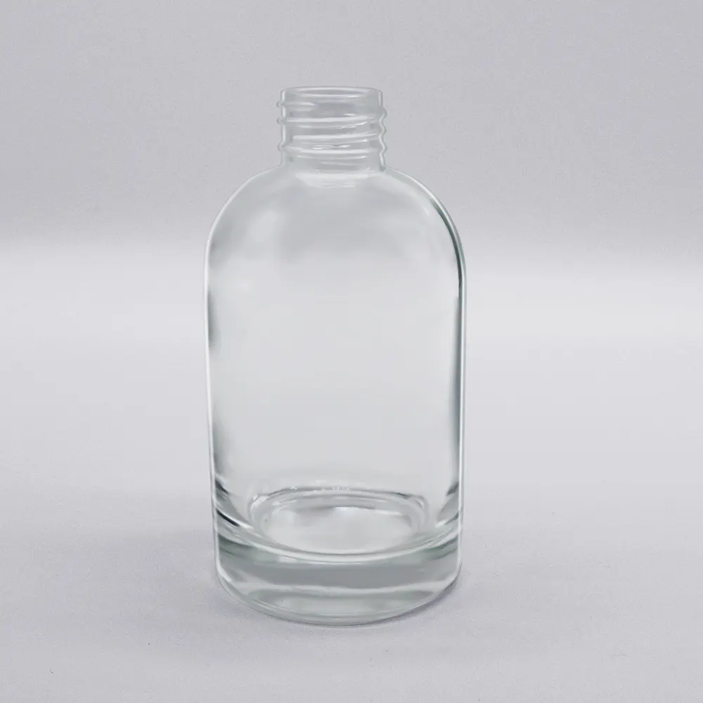 100ml 100ml elegante bottiglia di profumo di vetro di olio Spray rotondo di lusso trasparente vuoto