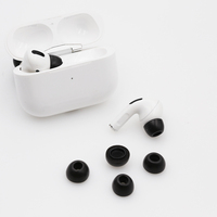 Nouveau design Embouts d'oreille à rebond lent en mousse à mémoire inerte pour AirPods Pro 2 Gris