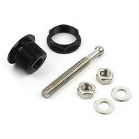 Kit de broches de capot en aluminium anodisé coloré 22 mm, boutons-poussoirs de capot de voiture, broches à dégagement rapide, loquet à dégagement rapide pour voitures