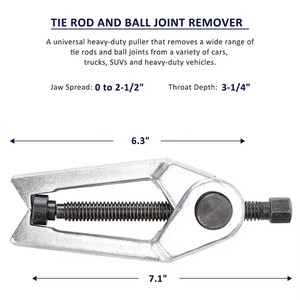 Bộ dụng cụ tháo khớp cầu, tay lái, đầu thanh giằng 5 món dùng cho việc bảo dưỡng hệ thống lái trước - Product Image 4