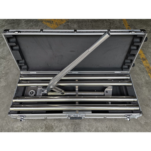 Camilla eléctrica ajustable para alfombra, con cuatro barras acoplables con pie de refuerzo, empaquetada con caja de herramientas para transporte - Product Image 4