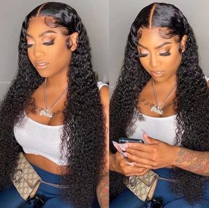 Top Ranking Human Hair <strong>Wig</strong> Natural HD Glueless Transparent <strong>Lace</strong> Water Wave Quick &amp; Easy Glueless With Breathable Air <strong>Wigs</strong> - Product Image 4