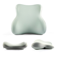 Kingkady Oreiller de Soutien Lombaire Orthopédique en Mousse à Mémoire de Forme pour Chaise de Bureau et Voiture