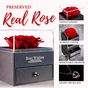 Estola china en línea al por mayor Real Forever Rose Colorful Infinity Preserved Flower en joyero para regalo del Día DE LA MADRE 2026 - Product Image 6