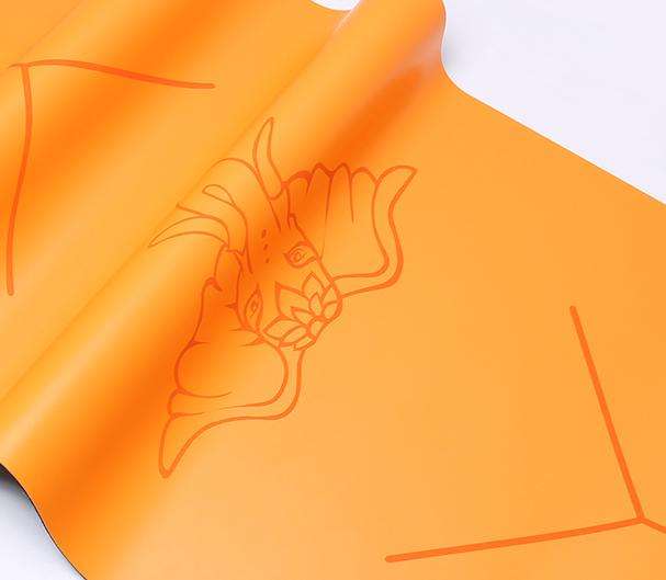 PU estera de La yoga-naranja
