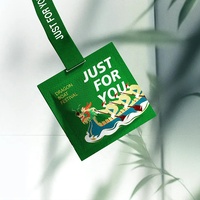 Cadeau parfumé de sachet de parfum de festival de bateau de dragon de logo personnalisé pour des propriétaires de voiture