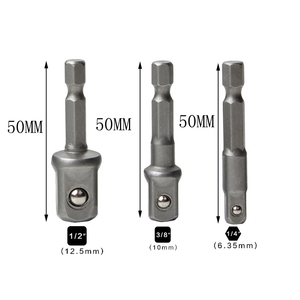 อะแดปเตอร์ซ็อกเก็ตสว่านไฟฟ้า "<span class=keywords><strong>3</strong></span>/8" 1/<span class=keywords><strong>2</strong></span> "1/4" CR-V อะแดปเตอร์ตัวต่อซ็อกเก็ตสว่านสี่เหลี่ยมสว่านเจาะรูเชื่อมก้านสูบ - Product Image 4
